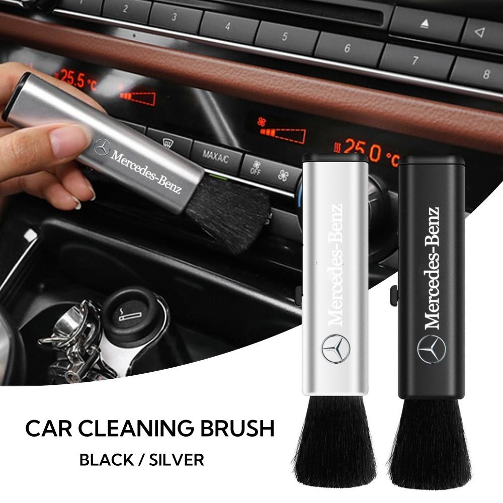 CRF1 Car Retractable Cleaning Brush JSSSQJS For Mercedes Benz AMG W203 W204 W205 GLC Artificial Wool Small Brush Interior Mouldings