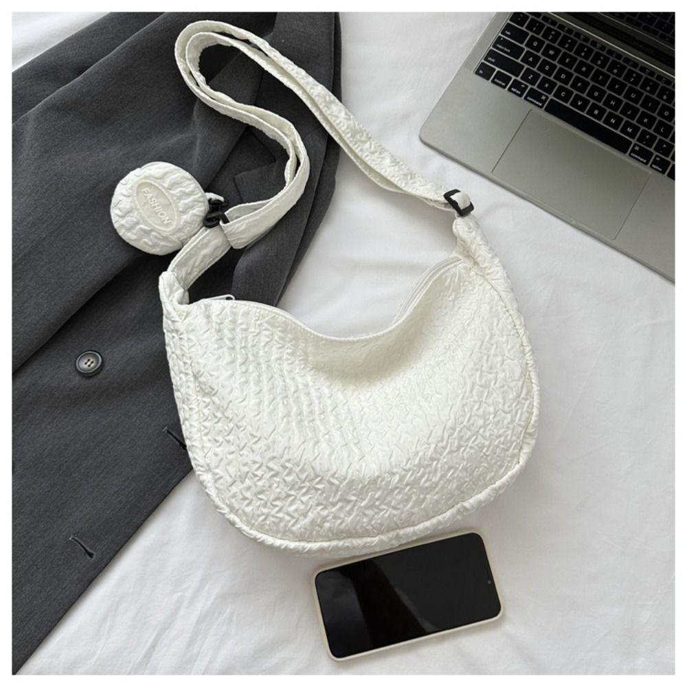 Кошельки Сумка через плечо Однотонная сумка-облако Модная сумка-тоут Женщины