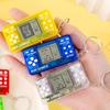 Мини-брелок с игрой Тетрис - Классическая ностальгическая игрушка для студентов
