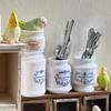 /6 Scale Dollhouse Dining Set Table Storage Box Chopstick Holder Model Accessory Realistic Kitchen Play Furniture for Kids