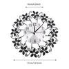 Quartz Movement Silent Wall Clock Metal Frame Wall-mounted Clock Fashion Decorative Clock  Kitchen