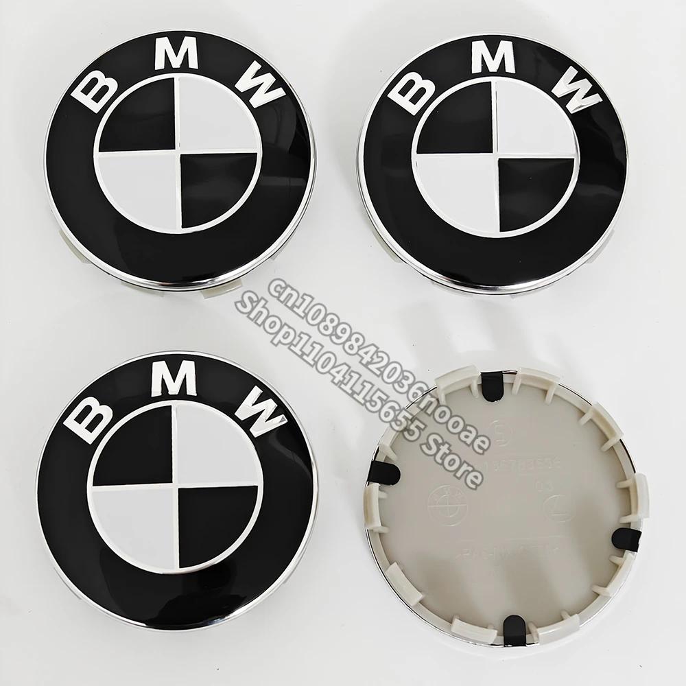 AABU1 4 Pcs 68mm 56mm Wheel Center Cap for BMW E90 E87 F30 F20 F10 E60 F01 F02 G20 G30 G38 G14 F22 X1 X3 X4 X5 X6 M1 M2 M3 M4 M5 M6 M8