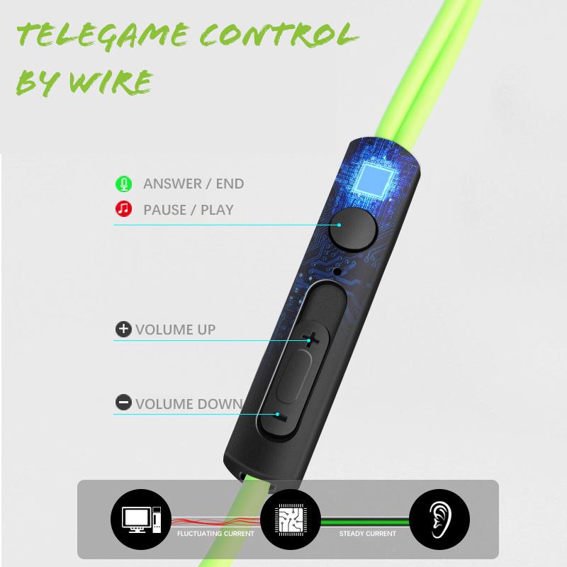 Проводные наушники G20, двойные магнитные игровые наушники с басом, наушники-вкладыши, гарнитура с шумоподавлением PUBG