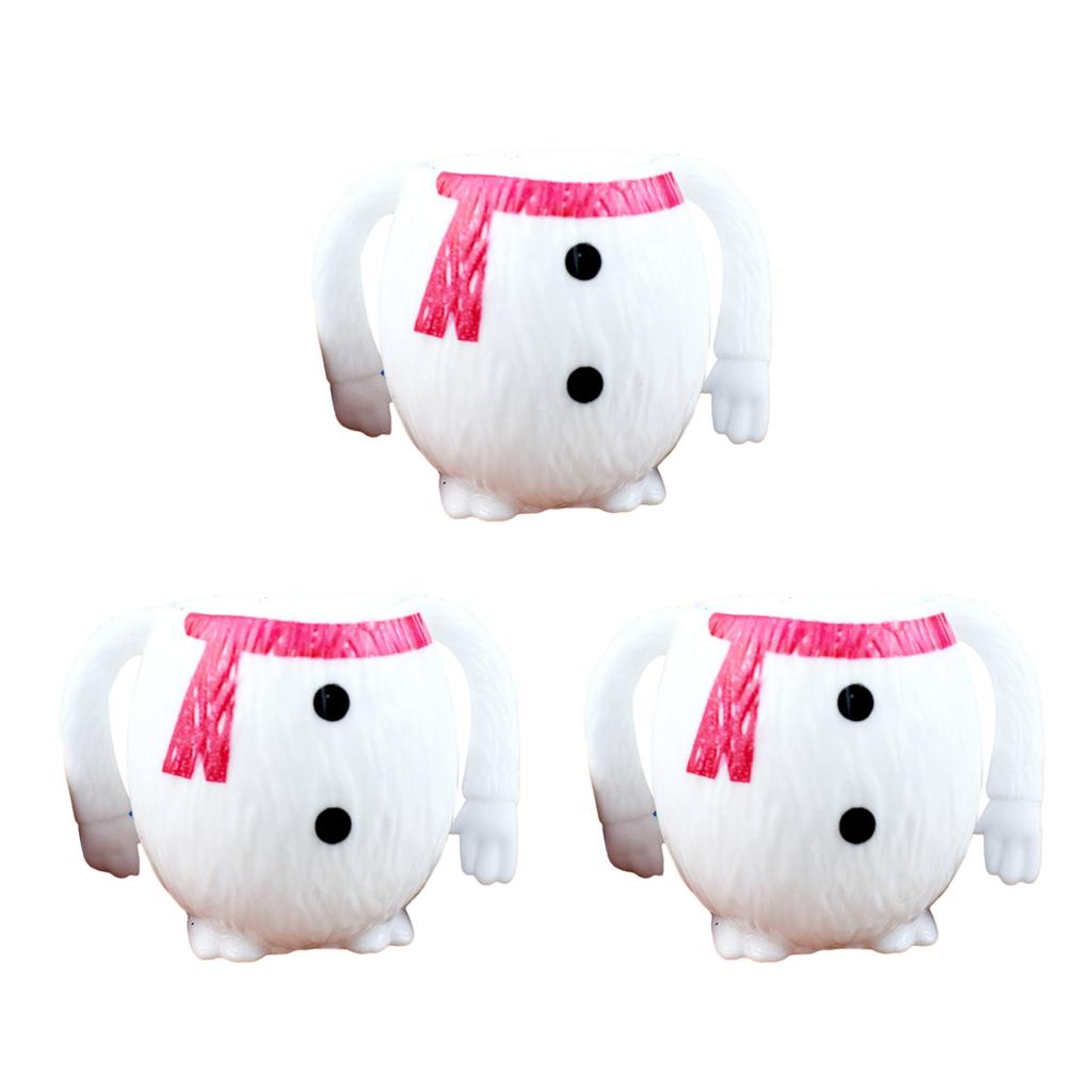 3шт. Сжимаемая игрушка, рождественская кукла Санта/Снеговик, новинка, всплывающая игрушка TPR, сжимаемая игрушка, детская офисная настольная игрушка, новинка