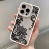 3D Чехол-накладка с золотой розой для iPhone 17 16 15 14 13 12 11 Серии Pro Max Plus