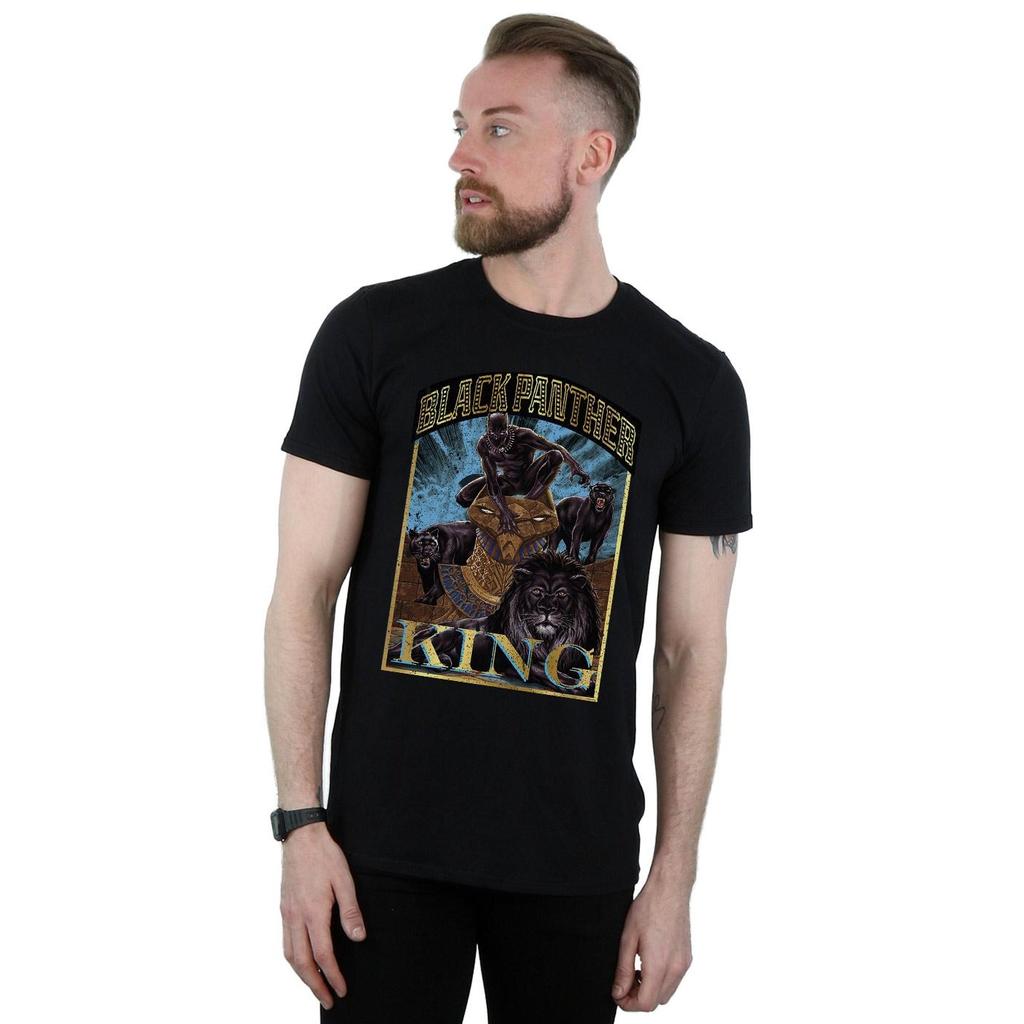 Marvel Mens Black Panther Homage T-Shirt