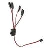 1pcs Rc Servo Extension 1 To 4 Y Wire Cable Led Light Control Power Switch For Jr Futaba Rc Model