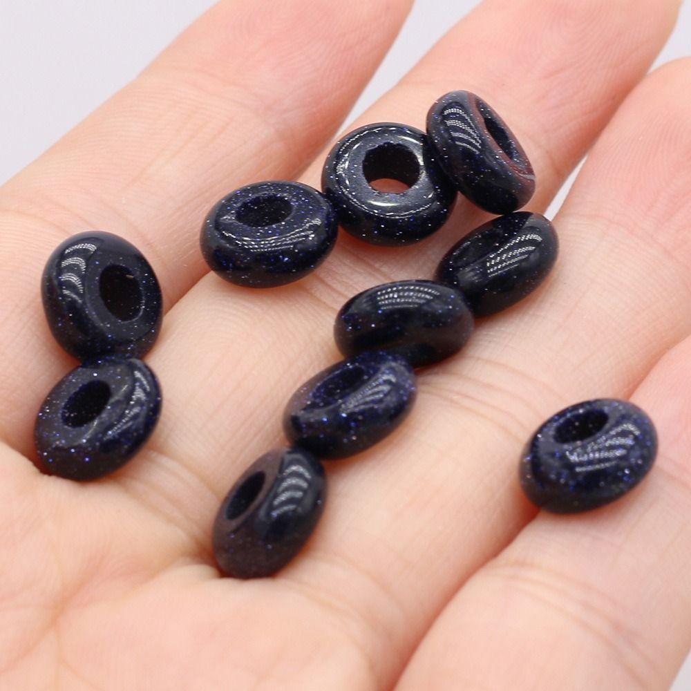 Agates Agates Stone Beads Colorful Lotus Perforated Beads Big Hole Loose Beads Girl Gifts