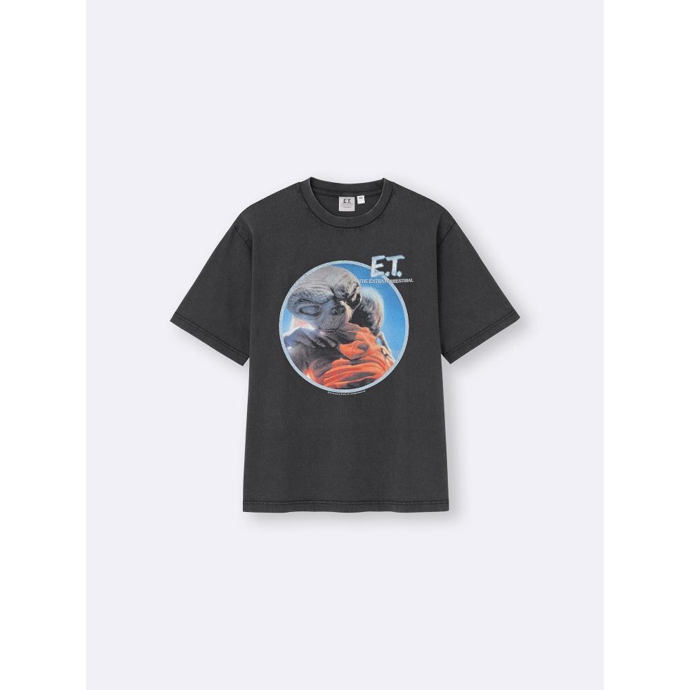 GU by Uniqlo Стирка Графическая футболка e.T.