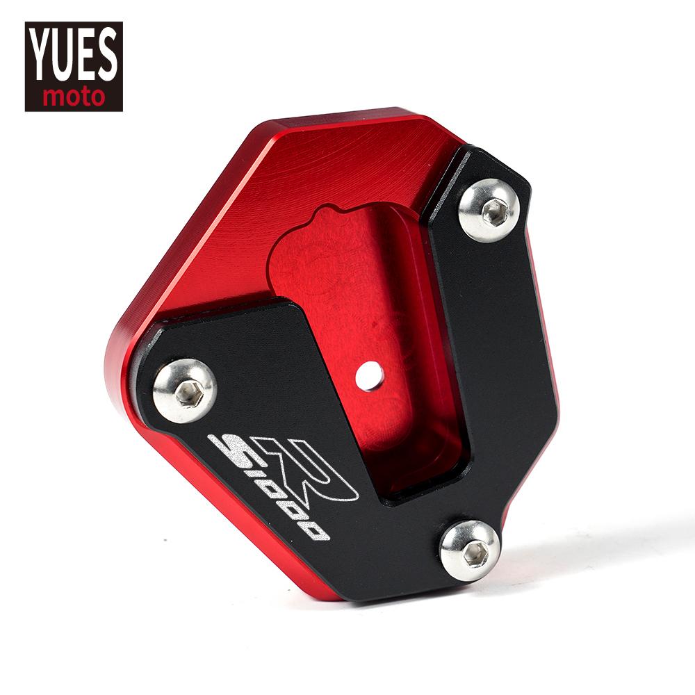 Motorcycle Accessories Side Stand Extension Plate Kickstand Foot Enlarger For BMW S1000 R 2017