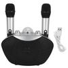 Portable Karaoke Machine Family KTV RGB Lights Wireless Bluetooth Microphones Speaker for Mobile