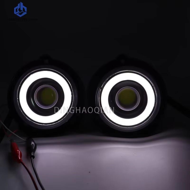 2 шт. Автомобильная противотуманная фара LED Angel Eye DRL Дневная ходовая лампа 12 В Высокая яркость Для Toyota Avanza 2012 2013 2014 2015 2016-2019