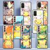 Glass Case For Samsung Galaxy S20 FE S22 Ultra S21 Plus Note 20 S10 Lite 10 S10e S9 Tempered Phone Cover Funny Pokemon Pikachu