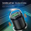 High-Speed Dual Port Mini Metal Car Charger for Android & Apple