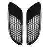Для BMW E90 E91 E92 E93 Пара вентиляционных отверстий на капоте Глянцевый черный Тип M3 Универсальный