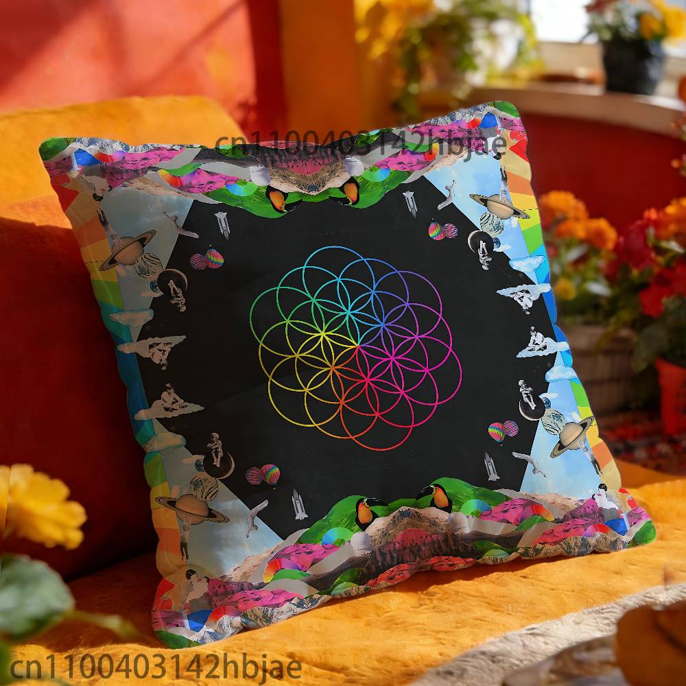 Чехол на подушку C-ColdplayS для 45x45см 55x55см 30x30см Квадратный чехол на автомобильную подушку Декор для дома и спальни Подарок
