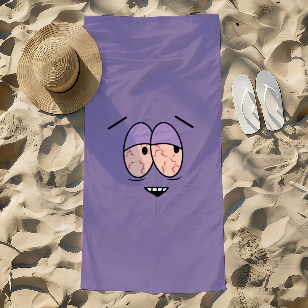 Cartoon Funny T-Towelie Towel Beach Towel Oversized Quick Dry Towel Absorbent Soft Swim BeachTowels for Men Women