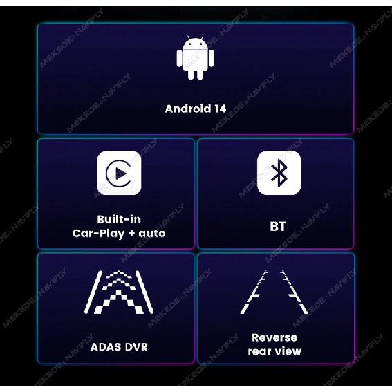 Android14 OS Car Multimedia Radio For Benz B200 A B Class W169 A160 A180 A200 A220 2009 - 2012 Car Play Auto Video Player GPS BT