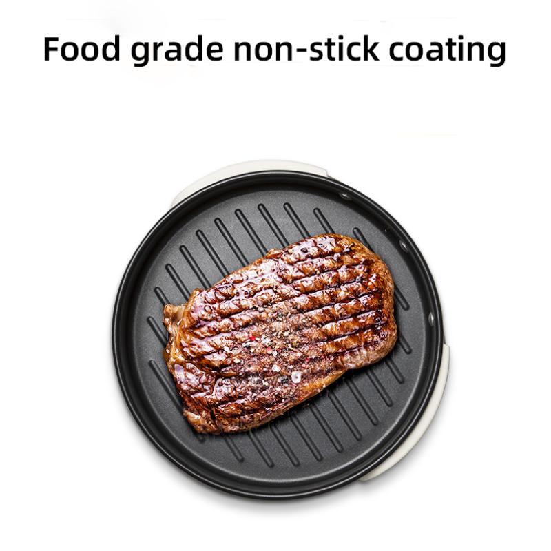 Folded Electric Cooking Pot Mini Portable Electric Skillet Split Type Frying Pan Travel Collapsed Multicooker Hotpot