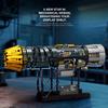 Нетоксичные 1812 деталей Строительные блоки Турбовентиляторный Двигатель Модель Истребителя с Вертикальным Взлетом и Посадкой Настольное Украшение Детские Игрушки Праздничные Подарки