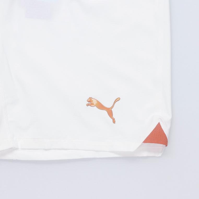 Puma Футбольные брюки Manchester City Player Edition Away Logo Badge 2023-24 с эластичной талией и средней посадкой, унисекс, белые 770478-07