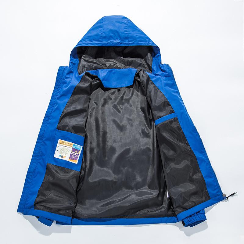 Couple Jacket Hooded Fashion Hat Outdoor Jacket Versatile Jinzang Top Versatile