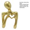 Abstract Man Statue Nordic Love Heat Gesture Man Figurine Sculpture Living Room Bedroom Office Decoration Ornament