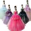 5 шт./лот модная кукольная одежда для куклы Барби наряды вечерние платья вечернее платье для куклы Барби платье 1/6 куклы аксессуары игрушка