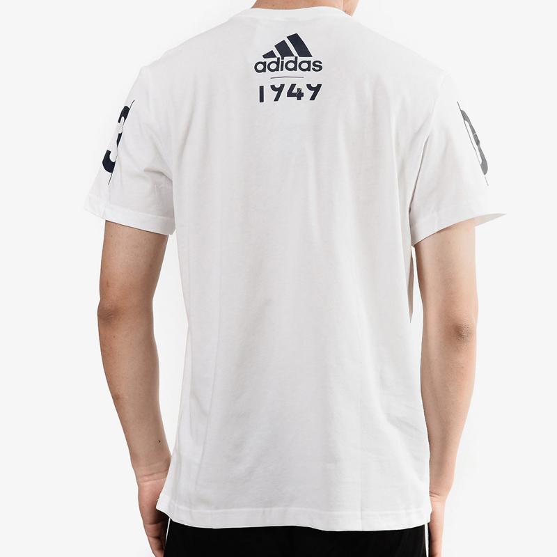 adidas Спортивная футболка с коротким рукавом и принтом логотипа 360, мужские топы белого цвета CV4537