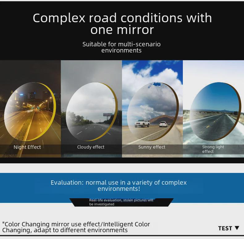 Мужские поляризованные солнцезащитные очки двойного назначения «день/ночь» с функцией изменения цвета для вождения и рыбалки