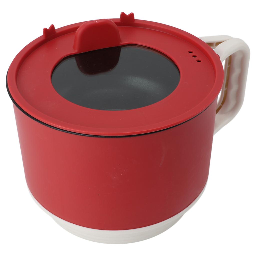 1.8L Electric Cooking Pot Multifunction Efficient Prevents Stick Foldable Handle Electric Cooker