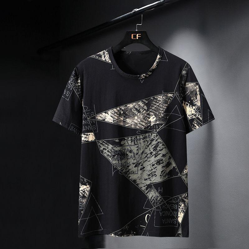 Letters Tees Mens Summer T Shirts Men Streetwear 3D Print T Shirt Fashion O Neck Short Sleeve Tops