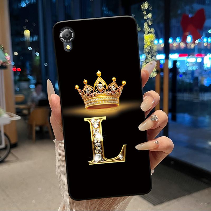 Cute New Design Crown Letter Shockproof Soft Phone Case For Asus ZenFone Live (L1) ZA550KL Bumper Silicone Black Case Cover