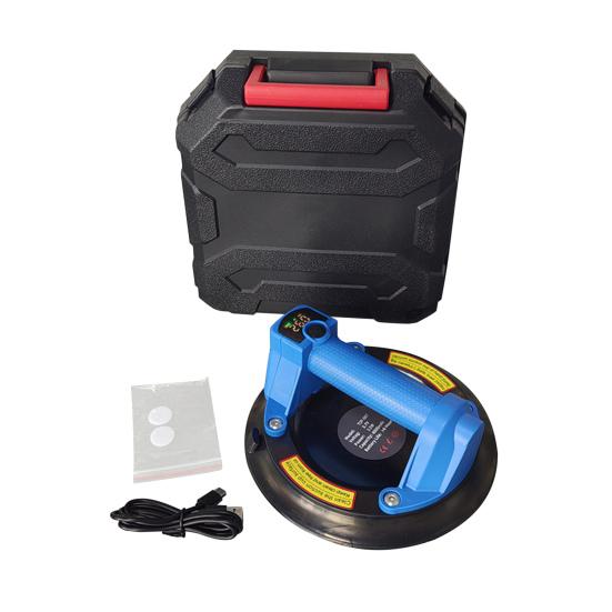Electric Glass Suction Battery Powerful Motor Cup Lifter with 4000mAh 600lb Max Load Heavy-Duty