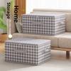 Нетканый Пиксельный Ящик для хранения на молнии Бытовой Ящик для хранения одежды Общежитие Складной для хранения Шкаф для хранения