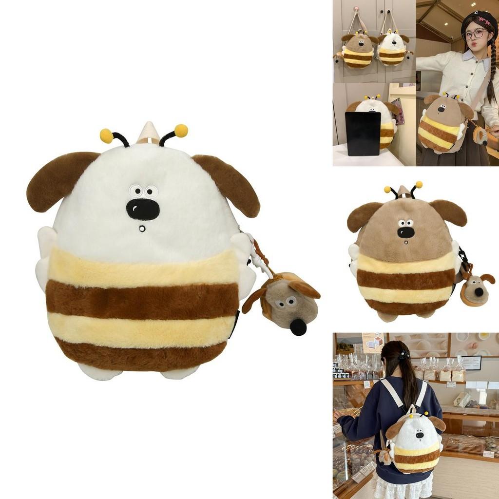 Adorable Plush Dog Themed Backpack Perfect For School And Daily Outings For Everyone