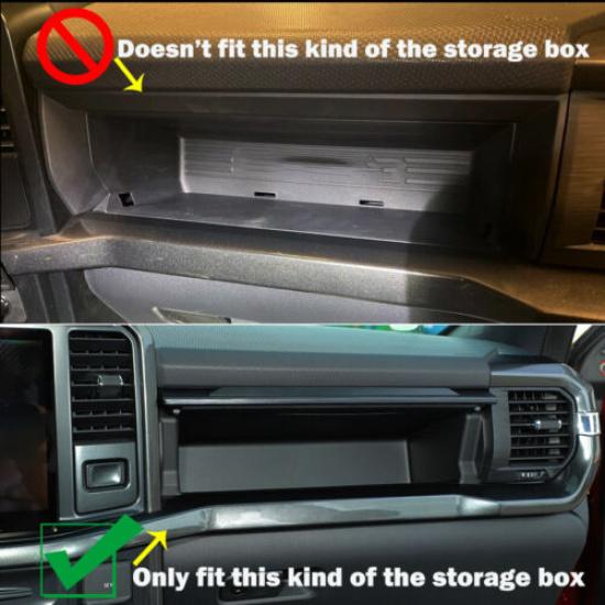 Passenger Co-Pilot Storage ert Divider Panel Trim For Ford F150 F-150 -23