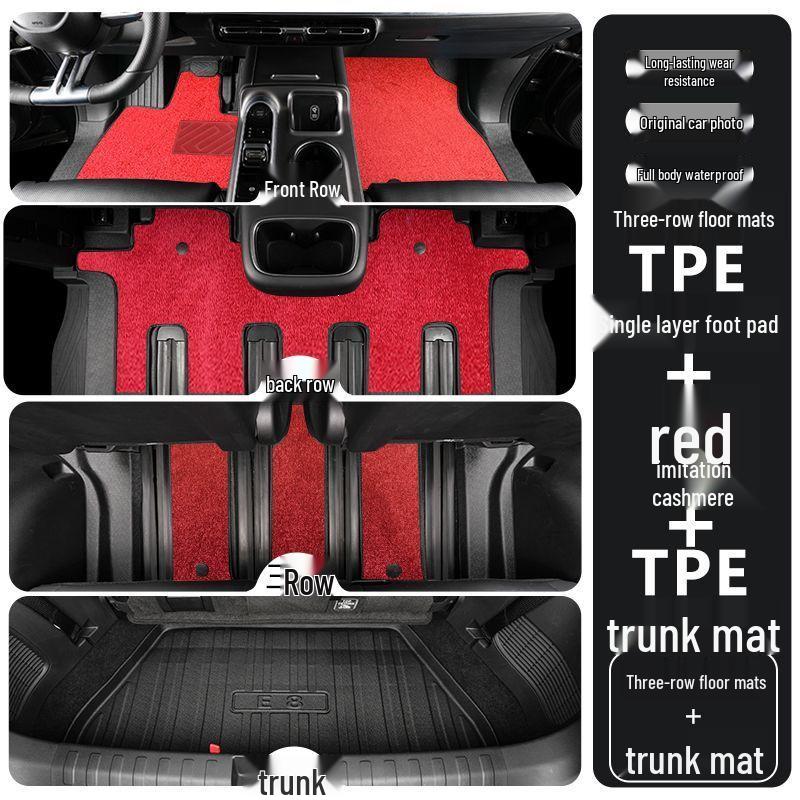 TPE коврики для пола Lynk & Co 900 2025: Декоративные автомобильные аксессуары для салона с полным покрытием