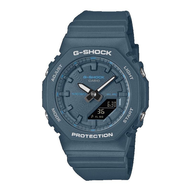 Casio Мужские кварцевые часы GMA-P2100BA-2A, противоударные, водонепроницаемые 200м, аналоговые, из смолы
