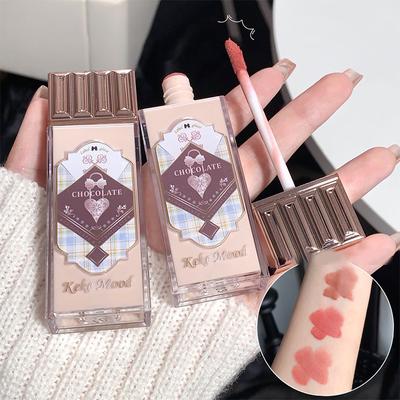 Цветочный бархатный матовый блеск для губ Know Sexy Powder Mist Lip Mud Водостойкие стойкие жидкие румяна Коричневая помада Косметика для макияжа