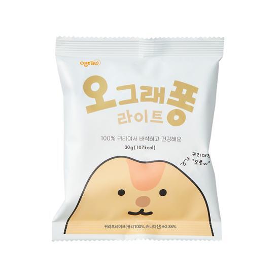 Oh Grappong Light 30g 8 packs, Korean snacks