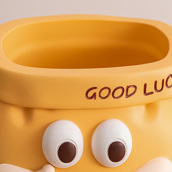 Cartoon Pen Holder Large Capacity Storage Box Stationery Container Holder Home Office Desktop Decoration Ornament