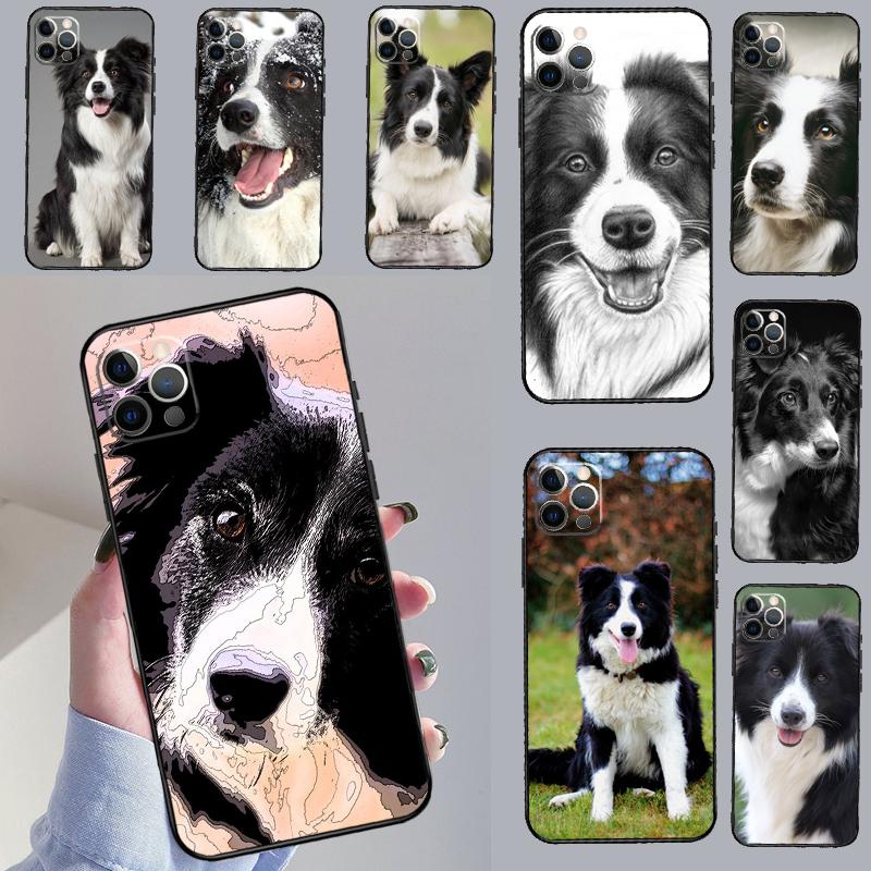 Border Collie Dog Phone Case For Samsung Galaxy S25 Ultra S20 S21 S22 S23 S24 Plus S9 S10 S24 FE Cover Coque