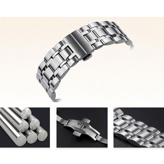 22 мм COUTURIER Series T035428A T035407A T035410A Ремешок для часов Запчасти для часов Мужской твердый браслет из нержавеющей стали ремешок для часов T035