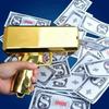 Стрельба с бумагой Игра Спрей Деньги Игрушка Наличные Дождь Машина для Делания Денег Подходит Для Свадьбы День Рождения Девичник Золотая Блестящая Поверхность Деньги
