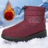 Женские зимние теплые сноубутсы большого размера, утепленная подкладка, ботильоны, нескользящая уличная обувь, для пеших прогулок, альпинизма, спортивная хлопковая обувь