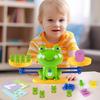 Лягушка Математические Весы Обучающая Игрушка для Детей Изучение Чисел и Счет Монтессори Интерактивная Игрушка для Возраста 3-6 лет