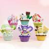 Sanrio Куроми Хелло Китти Строительные Блоки Модель Капкейка Кирпичики Игрушки Синнаморолл Моя Мелоди DIY Настольные Украшения