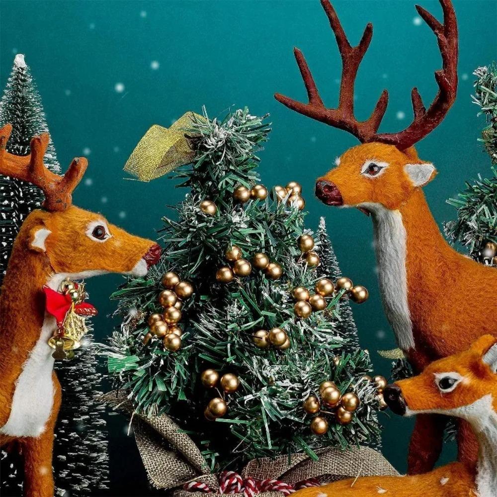 100 шт. Мини искусственные ягоды красные искусственные ягоды вишневые тычинки для свадебного рождественского украшения