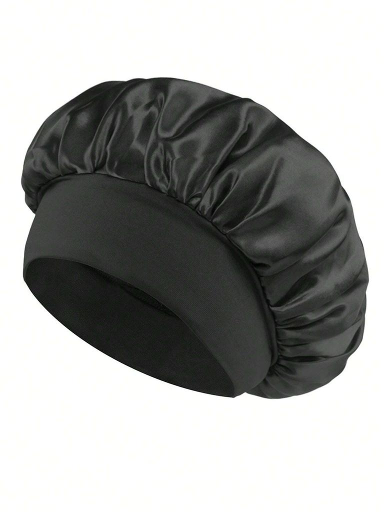 1/2 шт. атласная широкополая ночная шапочка шелковистая шапочка для волос с мягкой эластичной лентой укладочная шапочка инструмент для обертывания волос